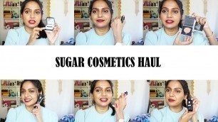 'My fav Sugar cosmetics products | Sugar Cosmetics Haul'