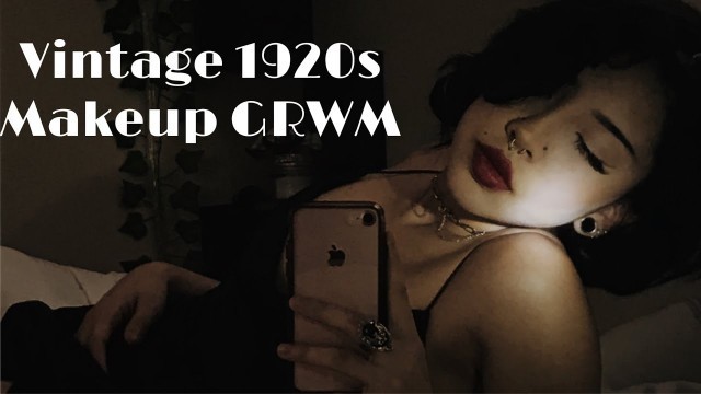 '1920s Vintage Makeup Look -GRWM-'