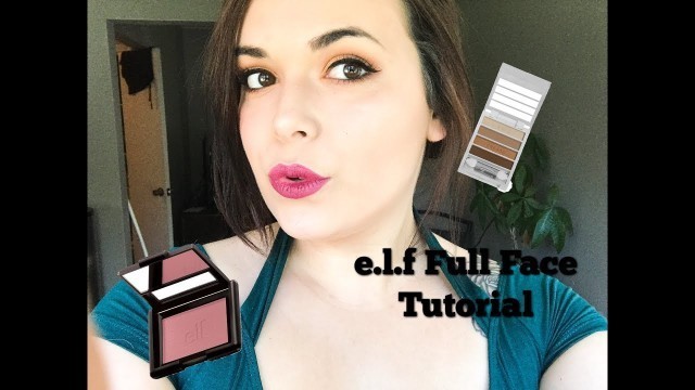 'ONE BRAND DRUGSTORE TUTORIAL - e.l.f Cosmetics - ChristinaHamiltonMakeup'