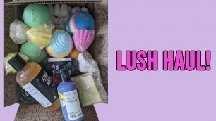 'Unboxing - Lush Cosmetics Summer 2021 Haul! Face Masks, Bath Bombs, and More!'