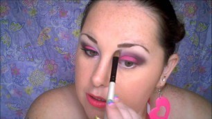 'Spectrum Cosmetics/Inglot: Hot Pink/Purple Tutorial'