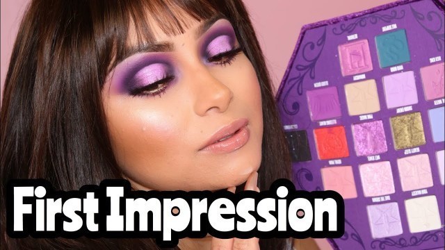 'BLOOD LUST  PALETTE FIRST IMPRESSION | JEFFREE STAR COSMETICS'