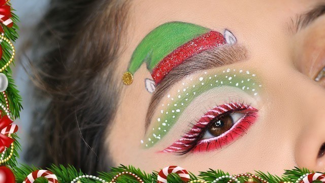 'DIY  Christmas Elf/Santa Hat | Christmas Makeup Tutorial'