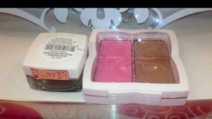 'Review Flower Beauty cream eyeshadow and blush Bronzer duo'