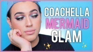 'Coachella Inspired - Mermaid Halo Eye Makeup Tutorial | Manny MUA'