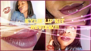 'KYLIE LIP KIT REVIEW: KOURT K'