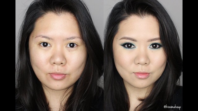 'Teal Eye Makeup using Urban Decay Urban Spectrum Palette'