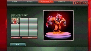 'DOTA 2 Equipamiento de Bloodseeker con Items Cosmetics'