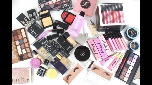 'HUGE Beauty Haul | Nars, Mac, Too Faced, Anastasia Beverly Hills & More!!'