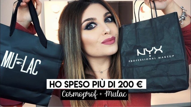 'HO INCONTRATO CINDY  || HAUL COSMOPROF + TEMPORARY SHOP MULACCOSMETICS'