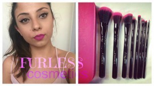 'FURLESS COSMETICS brush review ! Vegan , Cruelty-Free Makeup Brushes'