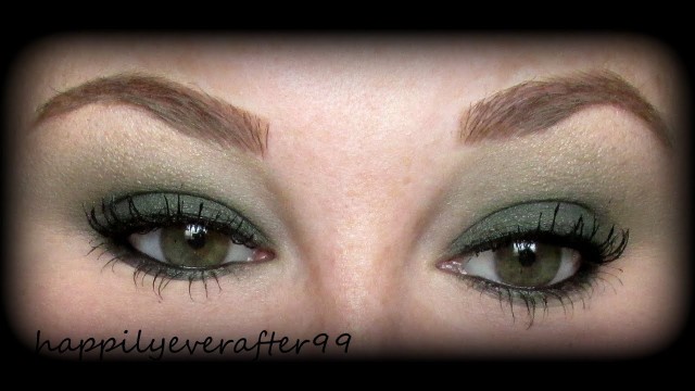 'Green Smokey Eyes using Flower Cosmetics'