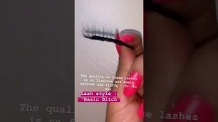 'LASH STYLE BASIC BITCH'