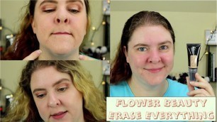 'Flower Beauty Erase Everything Foundation {First Impression Review and Demo} 5 days of Foundation'