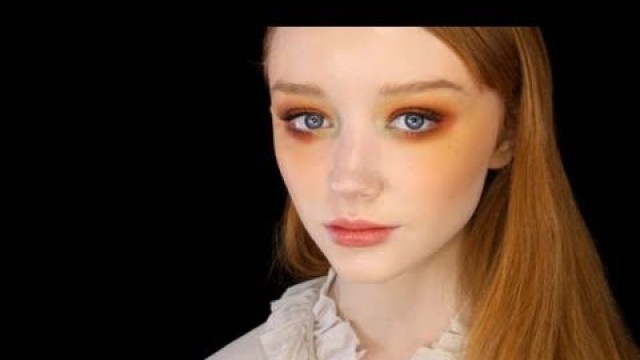 'Colourful Look using my 50 year old vintage makeup : )'