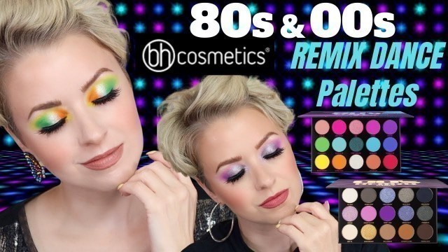 'BH COSMETICS 80s + 00s REMIX DANCE EYESHADOW PALETTES | 2 LOOKS + REVIEW | Steff\'s Beauty Stash'