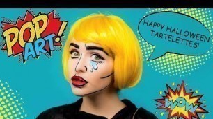 'EASY Halloween pop art tutorial w/ Jen! | tarte tutorials'