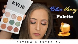 'Kylie Cosmetics Blue Honey Eyeshadow Palette Review & Tutorial'