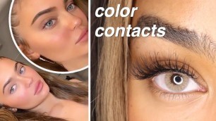 'THE SECRET TO KYLIE JENNER\'S EYES! TESTING THE WORLDS MOST NATURAL LENSES | Solotica Contacts'