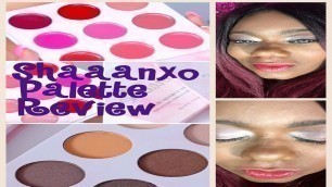 'Bhcosmetics SHAAANXO Palette on dark skin tones REVIEW'
