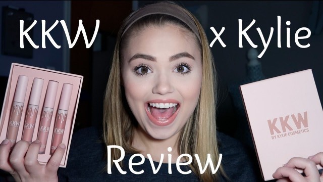 'KKW x Kylie Cosmetics Review/First Impressions'