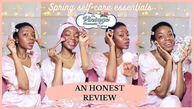 'Spring Beauty/Haircare Self-Care Haul | The Vintage Cosmetic Company: A Review | She Walks Tall'