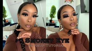 'NEW! Drugstore Makeup Tutorial | Smokey Eye | E.L.F Mad For Matte - Jewel Pop Eyeshadow Palette'