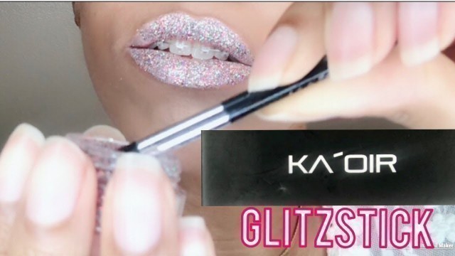 'THE BEST GLITTER LIPSTICK EVER!! | KA\'OIR GLITZSTICK TUTORIAL/REVIEW'