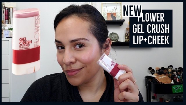 'NEW FLOWER BEAUTY - GEL CRUSH Lip& Cheek - (BLACKBERRY CRUSH)'