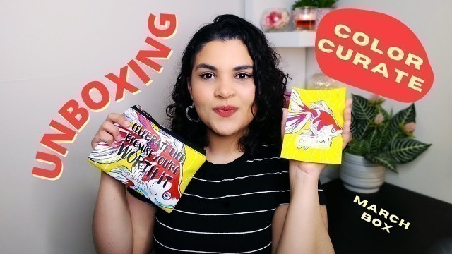 'Color Curate Unboxing - March 2021 for makeup beginners like me!'