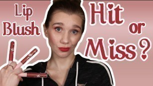 'Kylie Cosmetics Lip Blush (New Formula) | I\'m Blushing, Butterfly, & Cherry on Top | Review & Try-on'