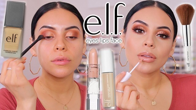 'DRUGSTORE MAKEUP TRANSFORMATION USING ONLY e.l.f. MAKEUP!'