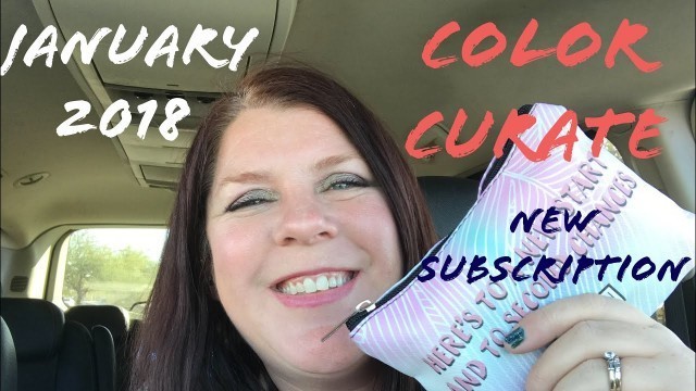 'COLOR CURATE-SO SUSAN COSMETICS. JANUARY 2018- NEW SUBSCRIPTION'