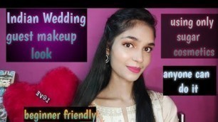 'Indian wedding guest makeup look #Day1 | MAKEUP SERIES 