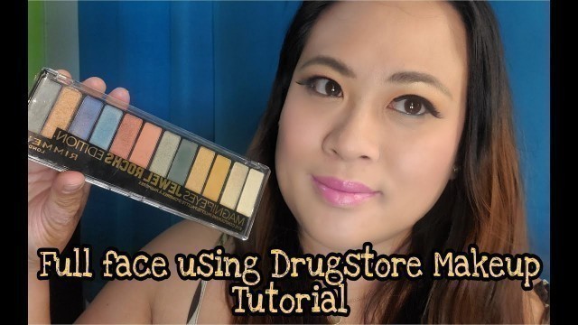 'All Drugstore Makeup Tutorial | Elf,Wet n Wild,Loreal,Nyx,Rimmel| ysay dale'