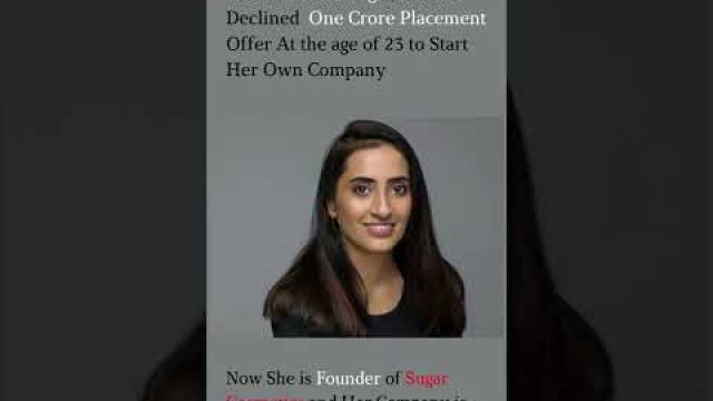 'SUGAR COSMETICS | Vineeta Singh | Shark tank India | IIM PLACEMENTS | MOTIVATION | #investment'