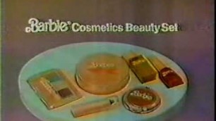 'VINTAGE 70\'S OR 80\'S BARBIE COSMETICS BEAUTY SET COMMERCIAL'