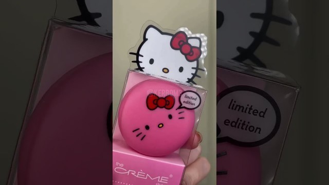 'ASMR makeup| Hello Kitty eyepatches ❤️ #ASMR #Makeup #Beauty #hellokitty'