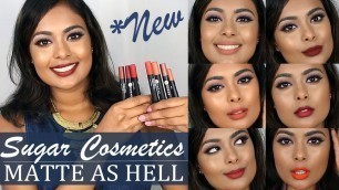 '*NEW* SUGAR Cosmetics Crayon Lipsticks REVIEW & SWATCH'