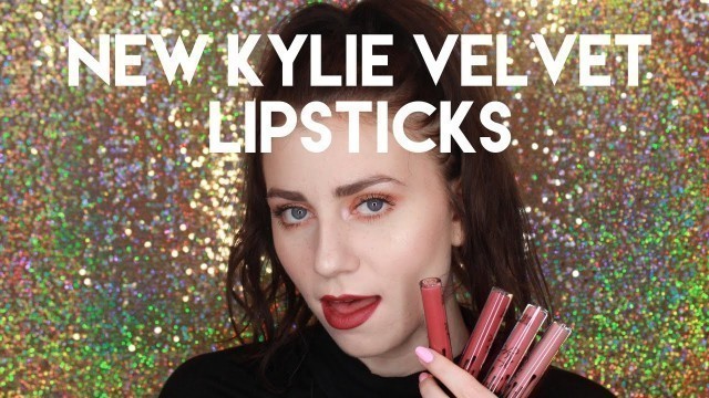 'Kylie Cosmetics Velvet Lip Kit Swatches + Review'