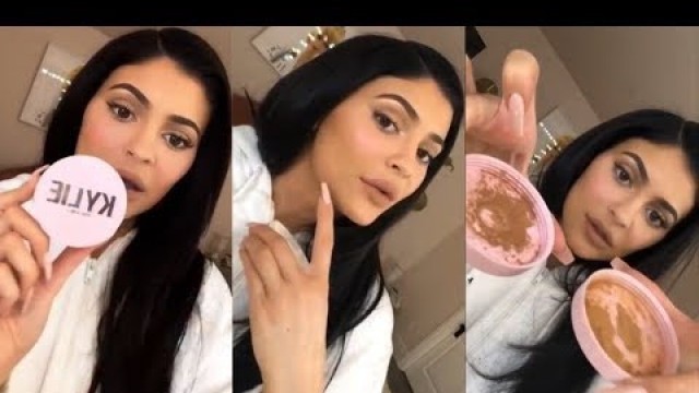 'Kylie Jenner Shows New Kylie Cosmetics Products'