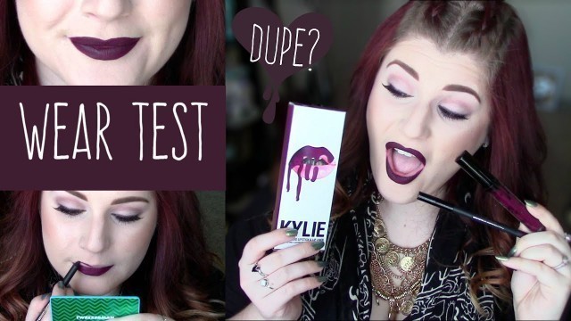 'KOURT K KYLIE LIP KIT LASTING IMPRESSION REVIEW / DUPE?'