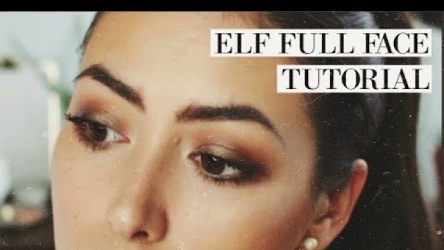 'FULL FACE using Elf Cosmetics | Elf One Brand Tutorial'