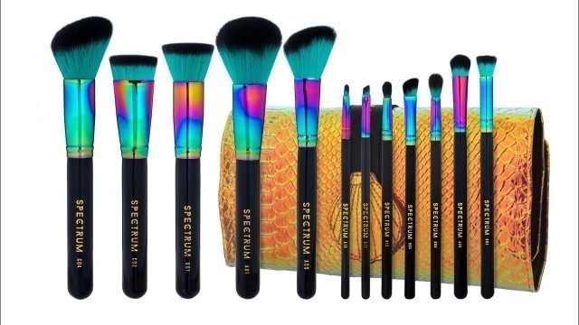 'Spectrum Collections Siren Brush Set & LunatickCosmeticLabsApocalipstick & Palette Unboxing'