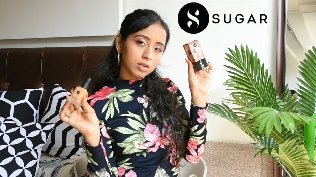 'SUGAR COSMETICS | DROP THE BASE SERUM FOUNDATION REVIEW | foundation for Indian skin'