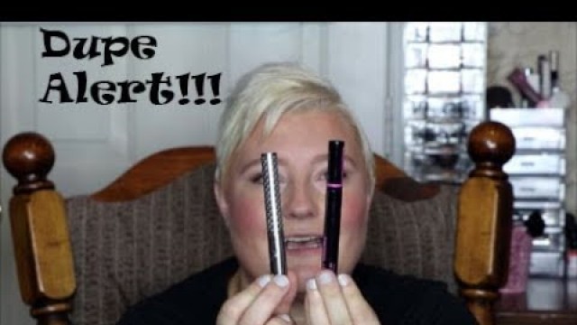 'Dupe Alert It Cosmetics Tight Line Mascara Vs Wet n Wild MegaSlim Skinny Mascara'