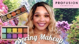 'Spring Makeup | Profusion Cosmetics Spectrum / Topaz Gems palette'