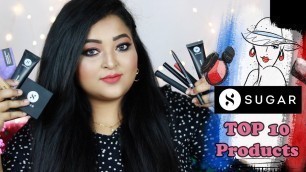 'TOP 10 must have SUGAR COSMETICS Products//Highly Recommended//My Favourites//saptaparnee biswas'