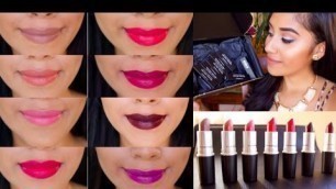 'ALL NEW MATTE MAC LIPSTICK COLLECTION HAUL/REVIEW + Lip Swatches| The Matte Lip Collection'