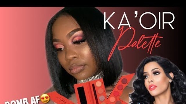 'K palette SCULPT | Keyshia Ka’oir palette review |'